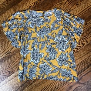 Ann Taylor Loft patterned top